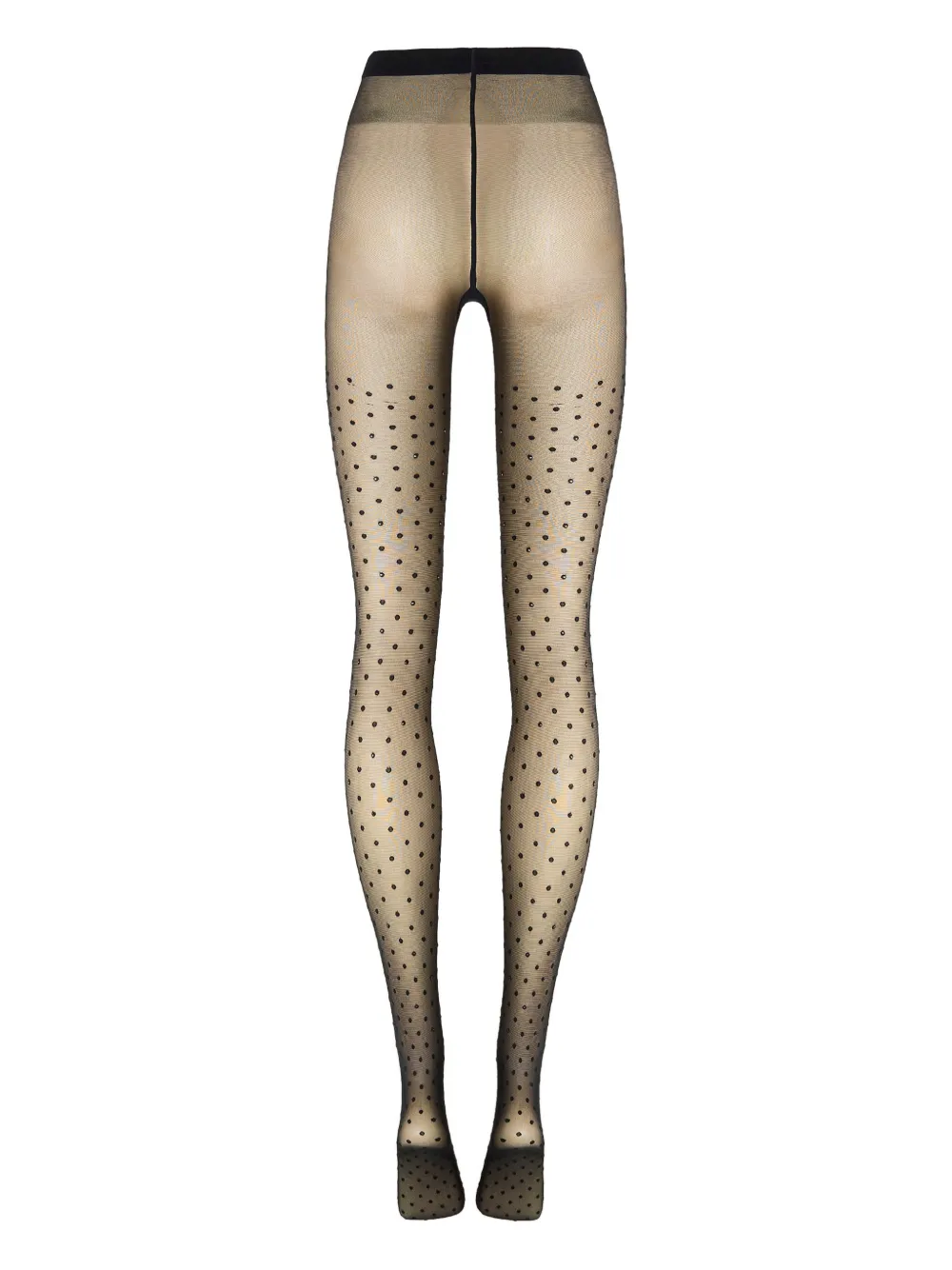 Wolford Panty met kristallen stippen Zwart
