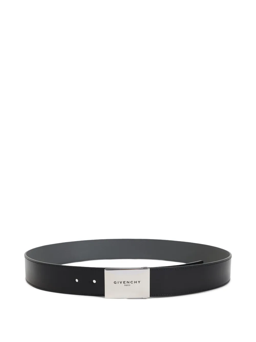 Givenchy læderbælte med logoplade | sort | Image 1