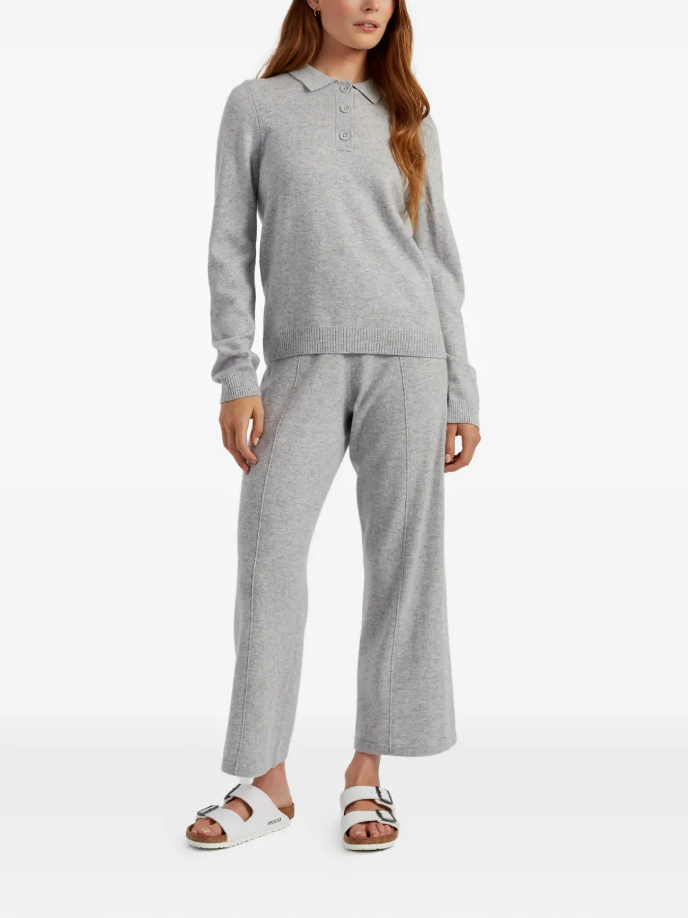 Chinti & Parker Polotrui met lange mouwen - Grijs