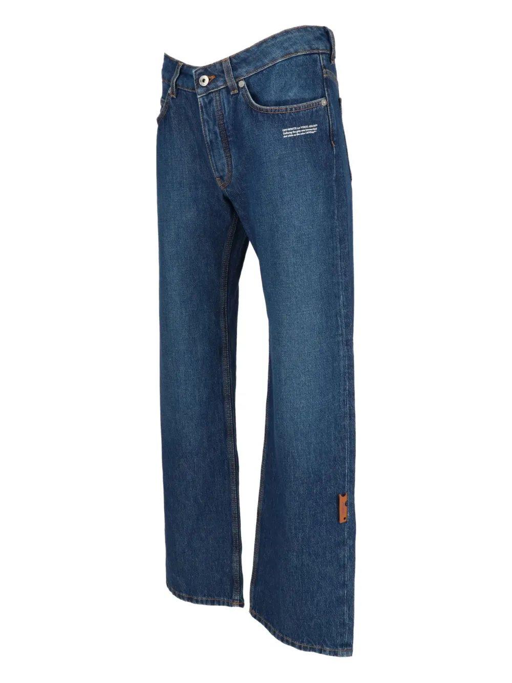 Off-White wide-leg jeans - Blu