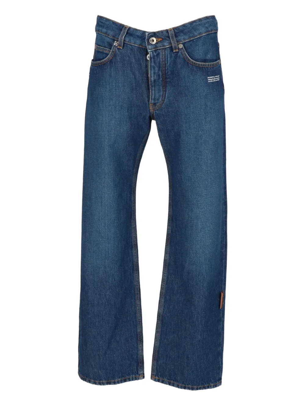 Off-White wide-leg jeans - Blu