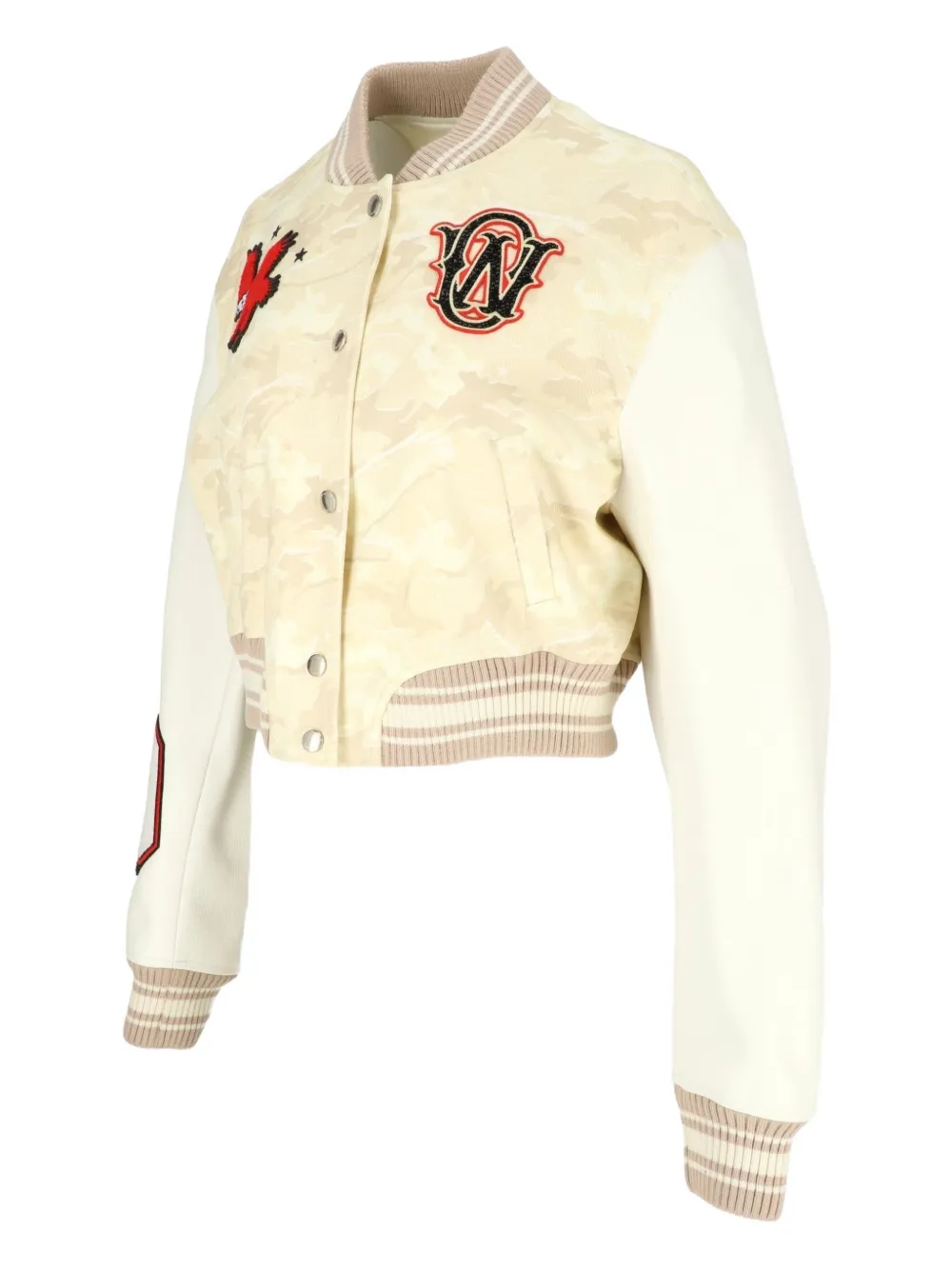 Off-white X Rita Ora Nyc Bomber Jacket In White