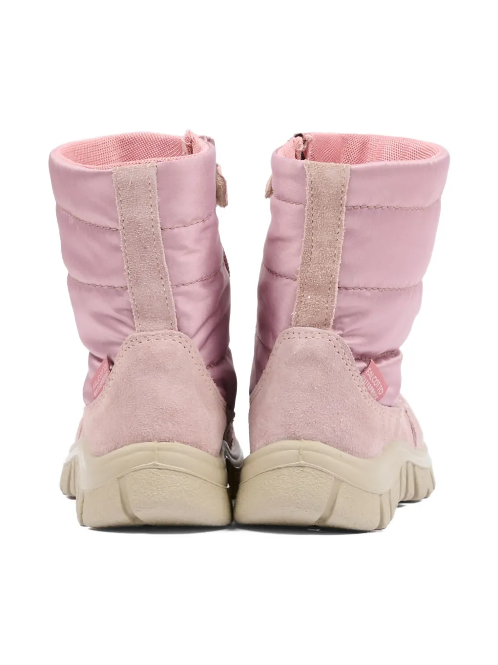 Falcotto x Naturino round-toe quilted snow boots Roze