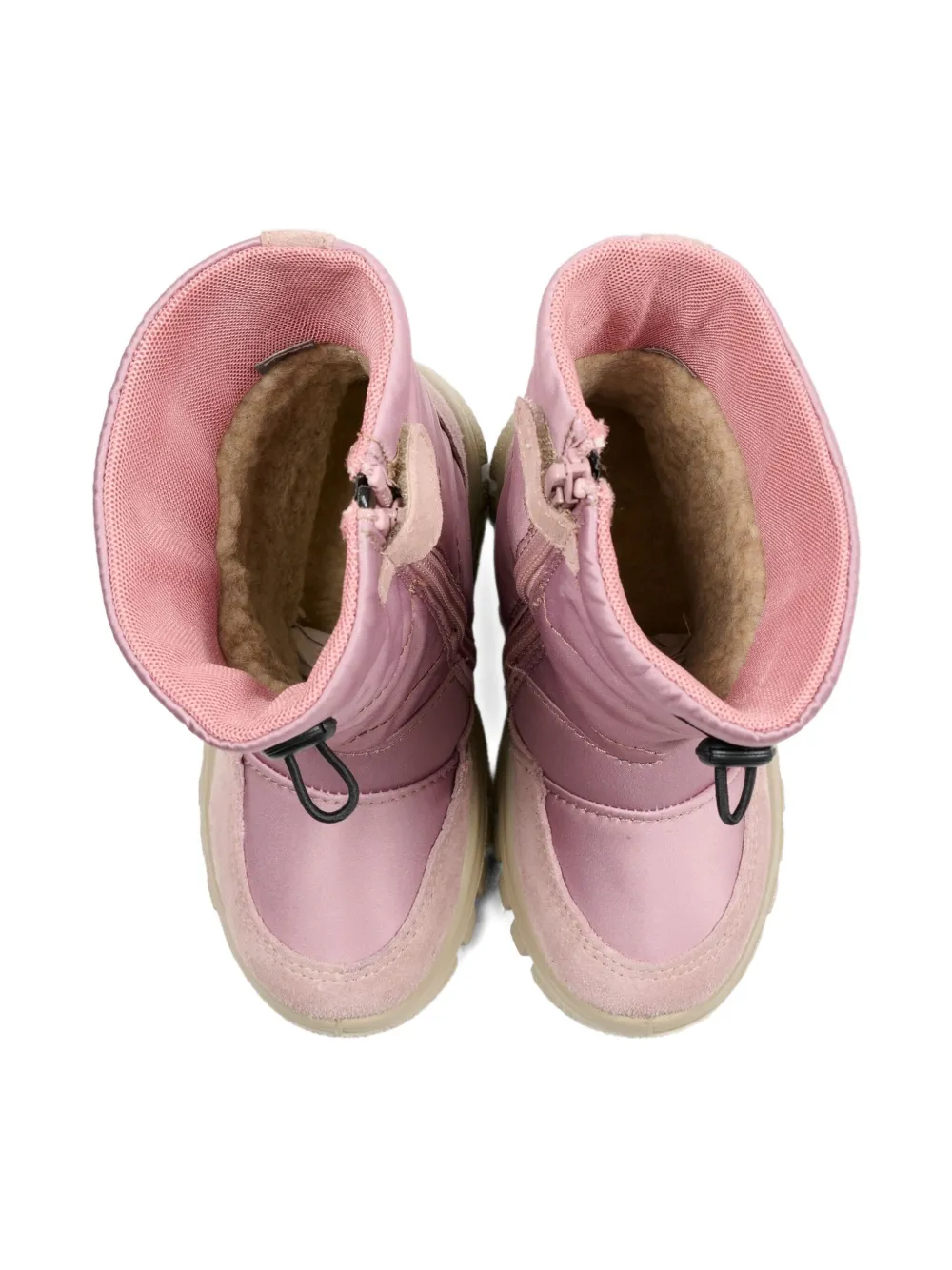 Falcotto x Naturino round-toe quilted snow boots Roze