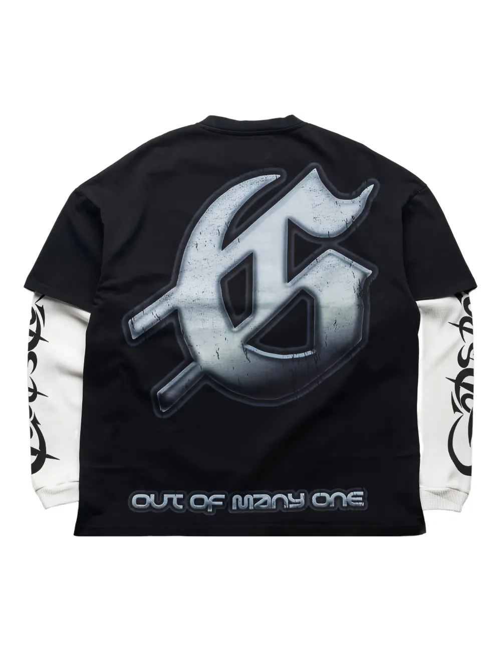 GODSPEED Sunken Liberty 2 layered sweatshirt - Zwart