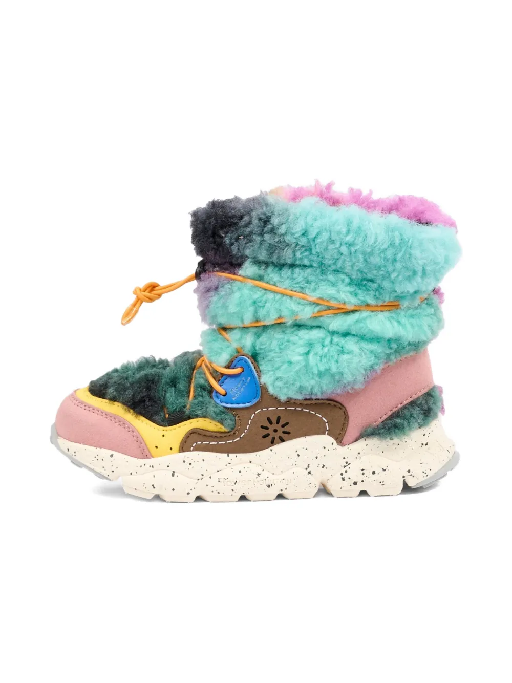 FLOWER MOUNTAIN KIDS x Naturino laarzen met ronde neus Roze