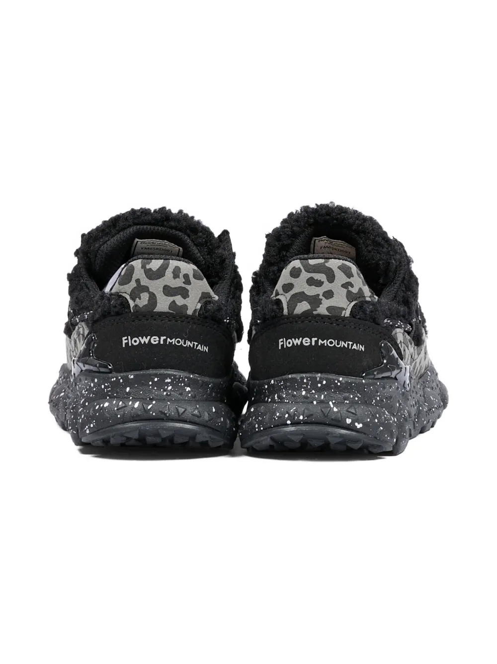 FLOWER MOUNTAIN KIDS x Naturino round-toe sneakers Zwart