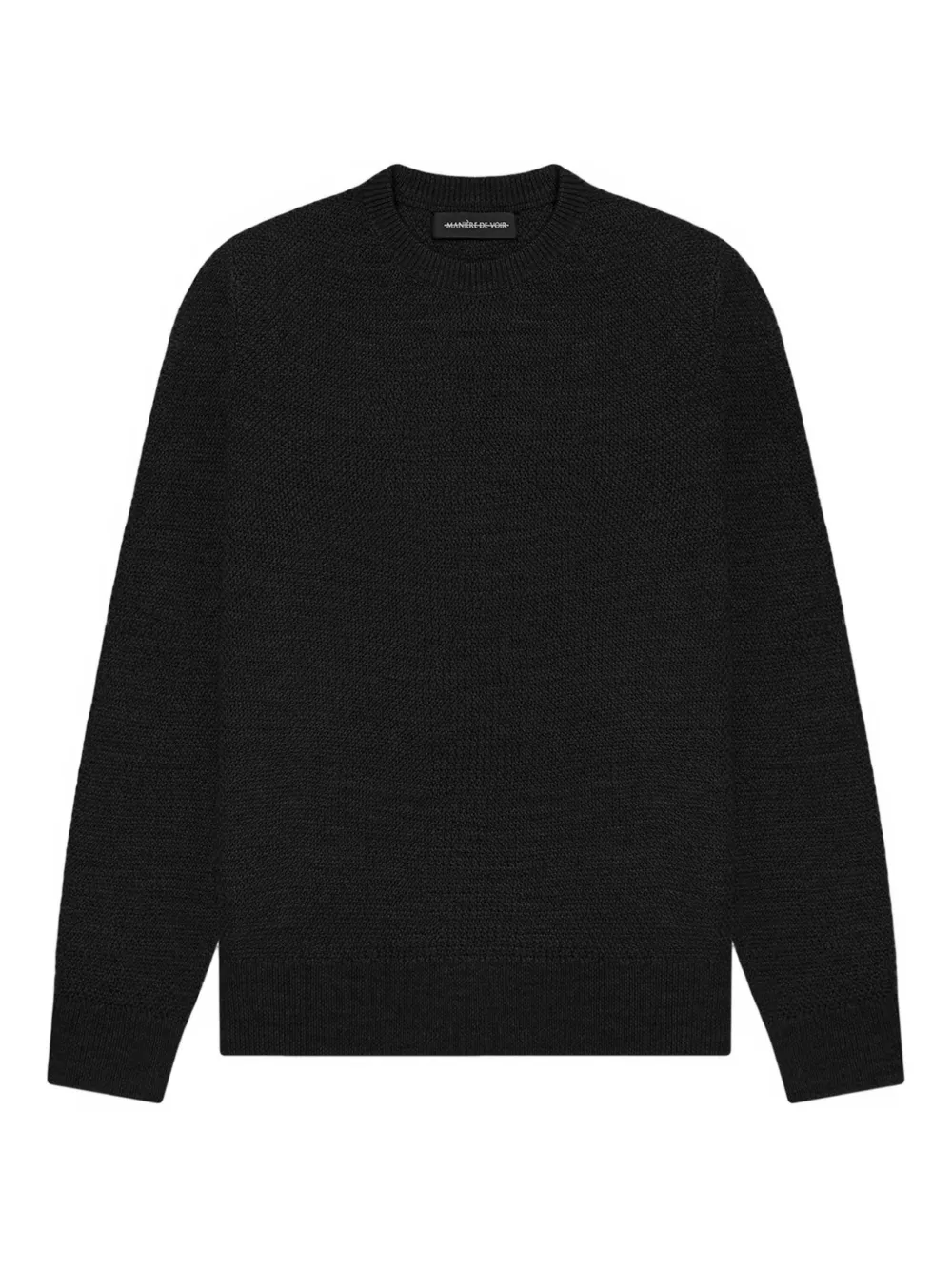 Manière De Voir Gabin crew-neck sweater - Schwarz
