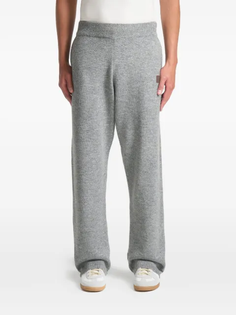 Manière De Voir Calça de tricô com patch gravado