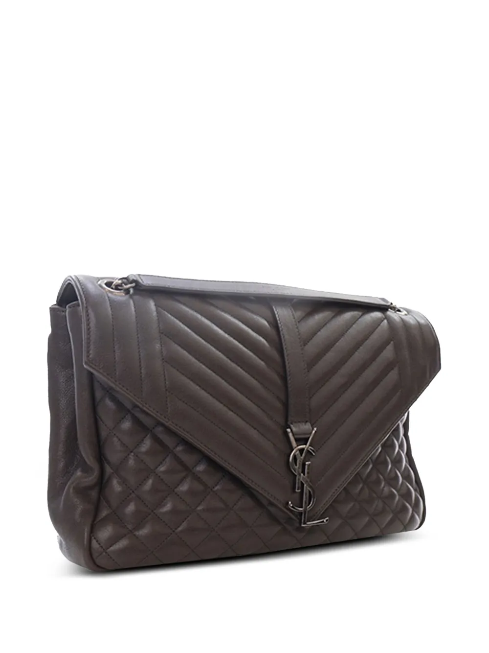 Saint Laurent Pre-Owned 2017 Large Triquilt Leather Monogram Envelope Bag shoulder bag | Pre-Owned | Image 2