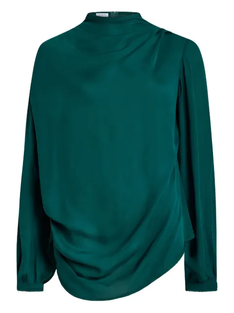 NELLS NELSON Mila drape silk blouse