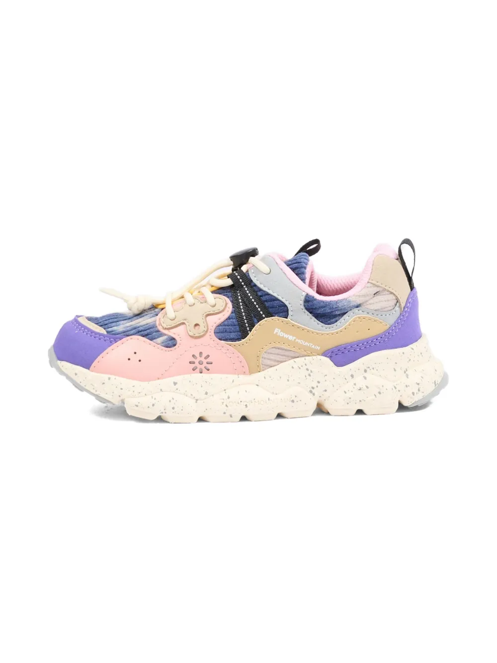 FLOWER MOUNTAIN KIDS x Naturino sneakers met ronde neus Roze