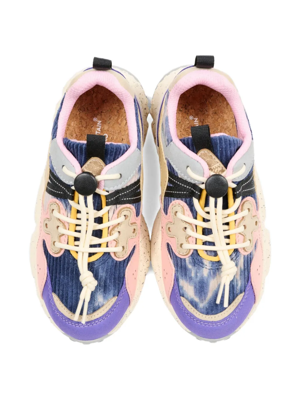 FLOWER MOUNTAIN KIDS x Naturino sneakers met ronde neus Roze