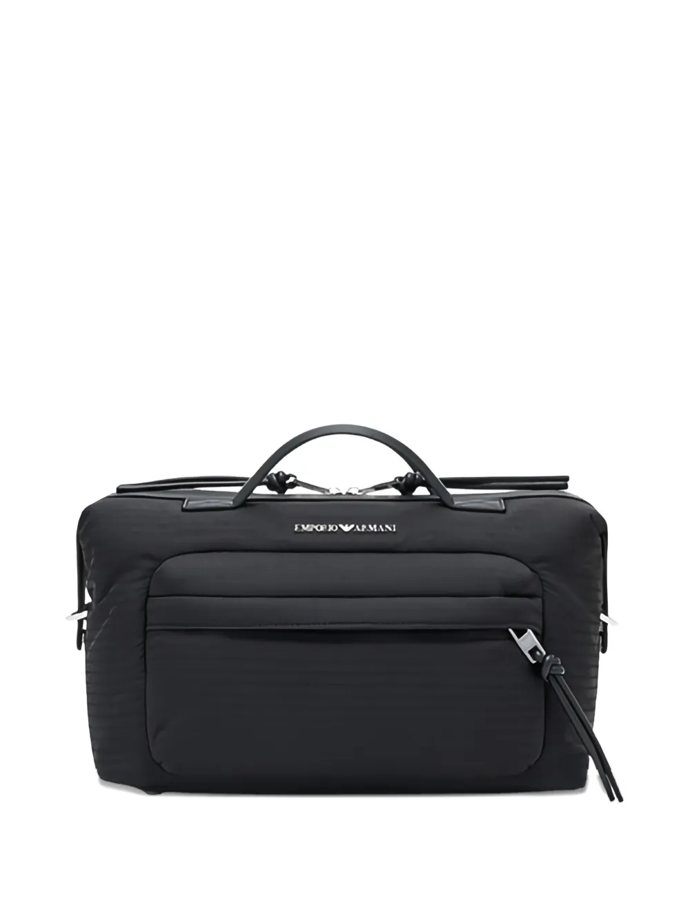 Emporio Armani zip-closure holdall - Nero
