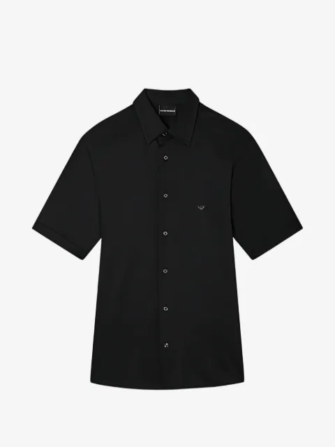 Emporio Armani logo-detail short-sleeve shirt