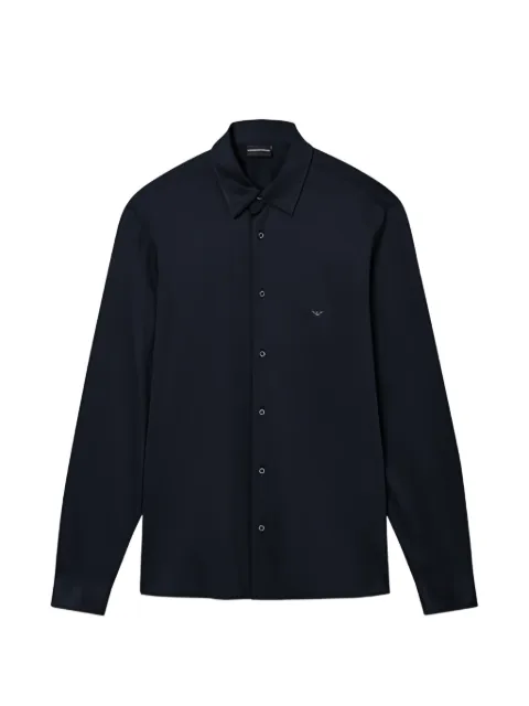 Emporio Armani logo-detail button-up shirt