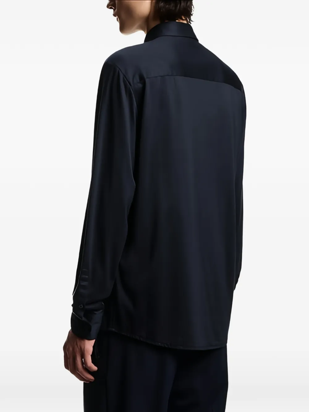 Emporio Armani Button-up overhemd Blauw