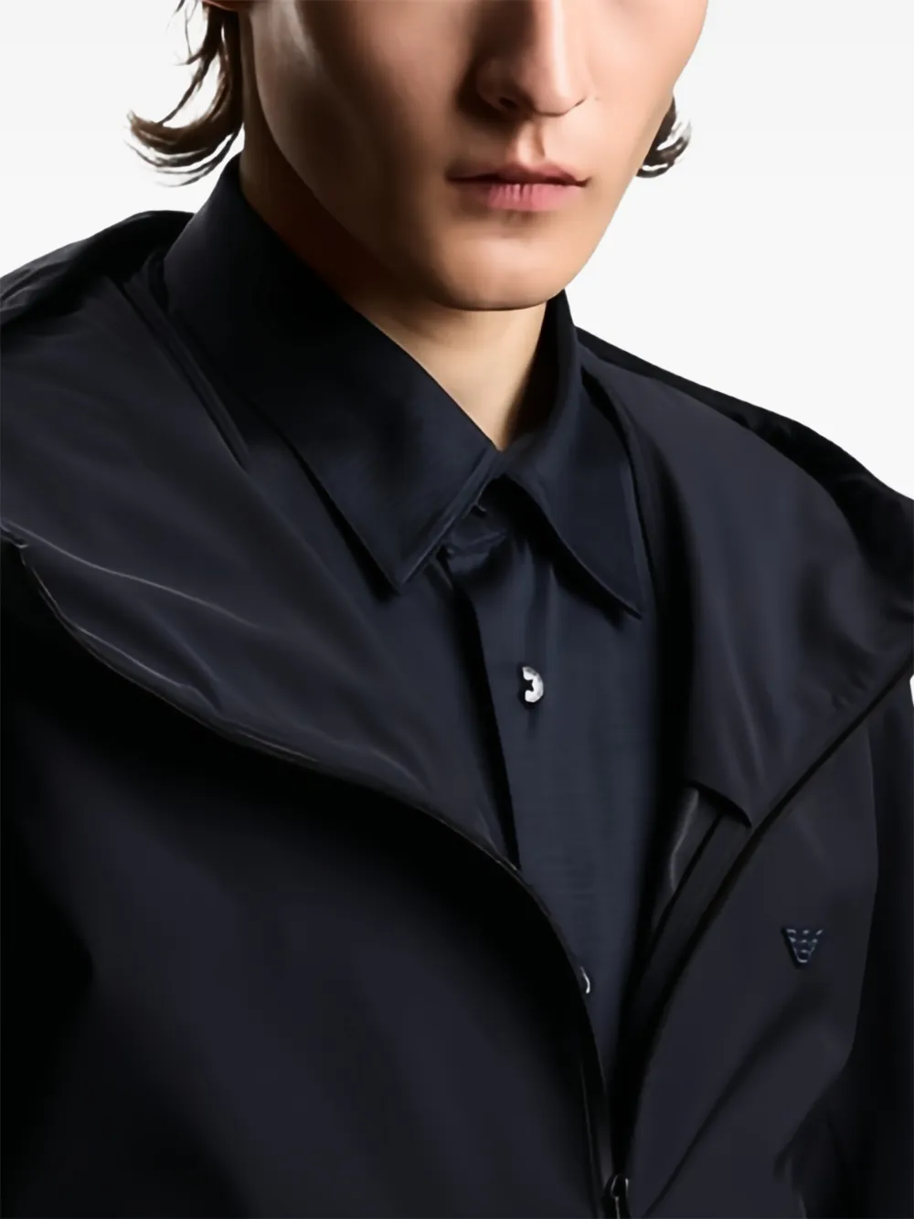 Emporio Armani Button-up overhemd Blauw