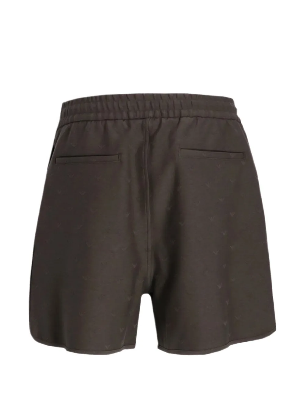 Emporio Armani monogram-pattern shorts Bruin