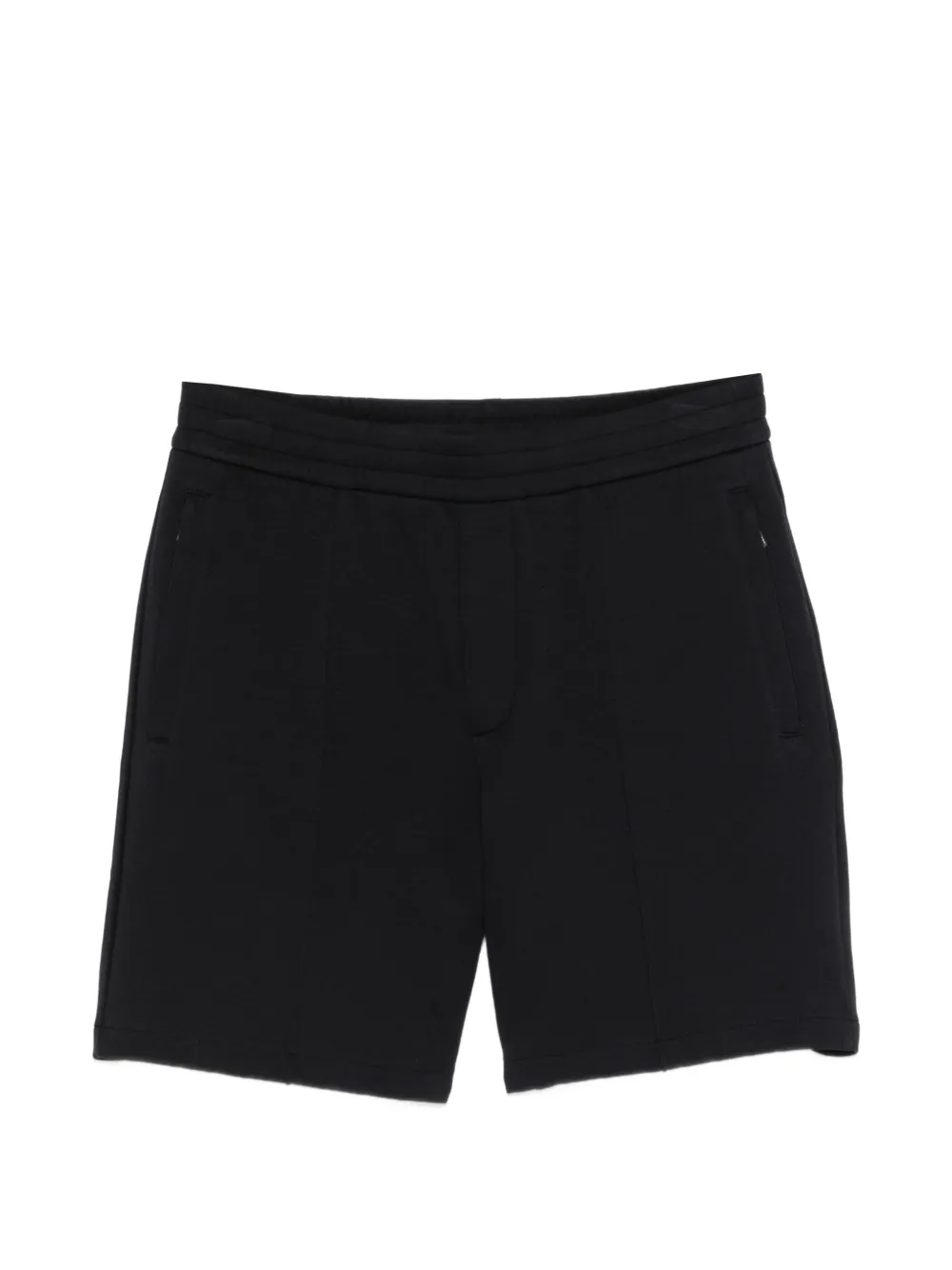 Emporio Armani seam-detail track shorts - Blu