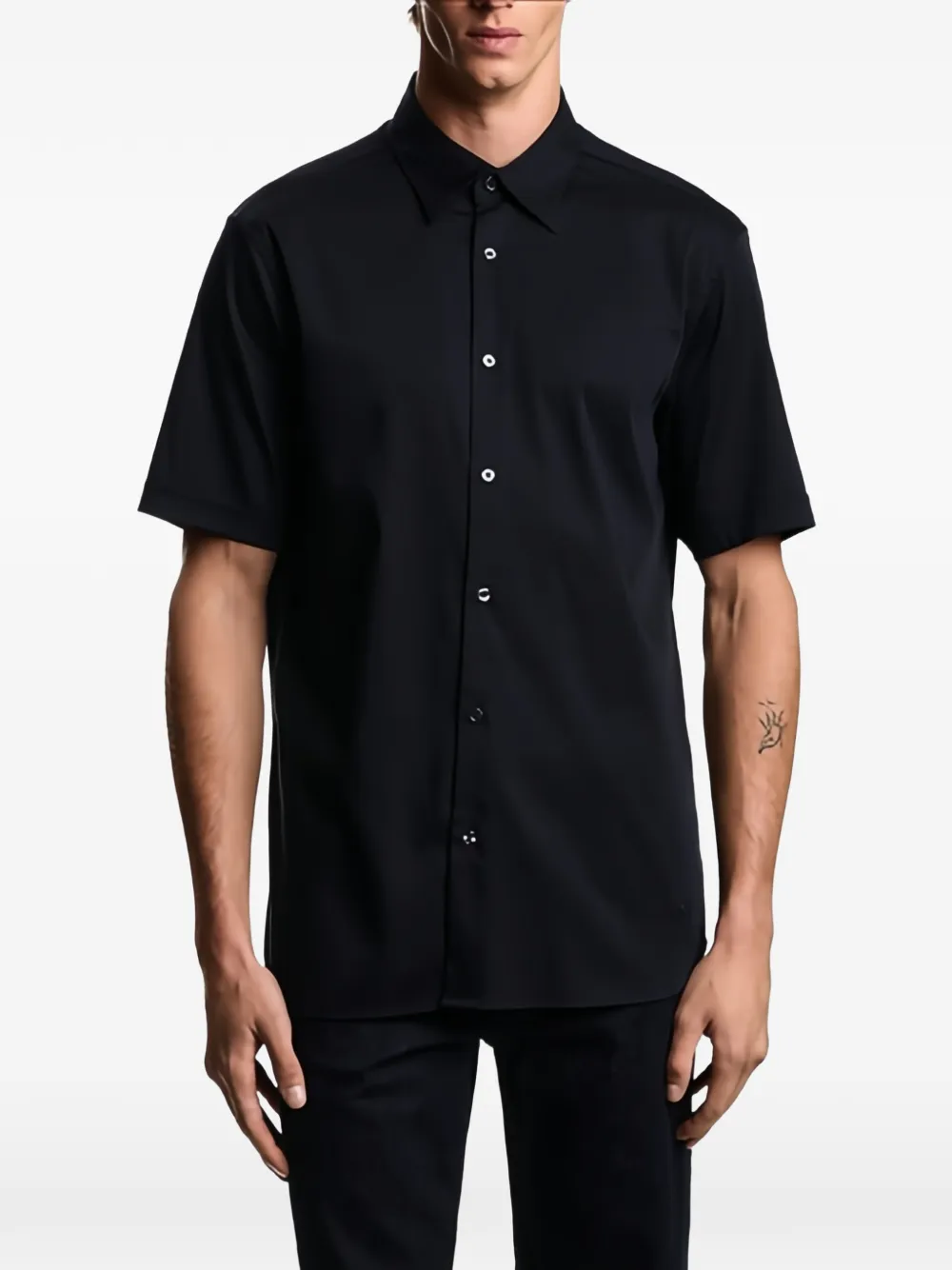button-up short-sleeve shirt