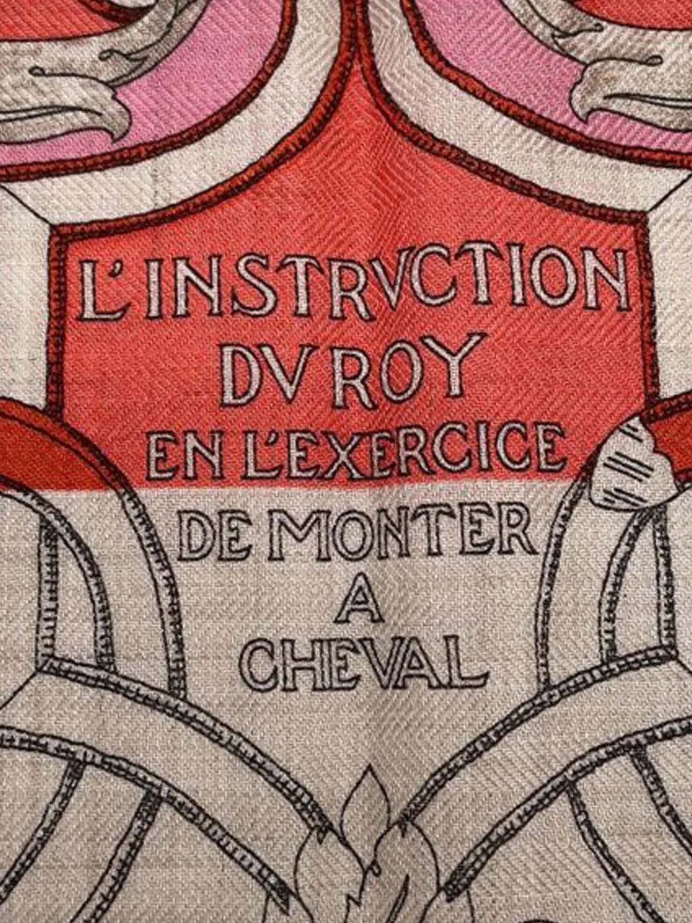 Hermès Pre-Owned 2000-2025 L Instrvction Dv Roy du Roy Bayadere Seidenschal | Image 2