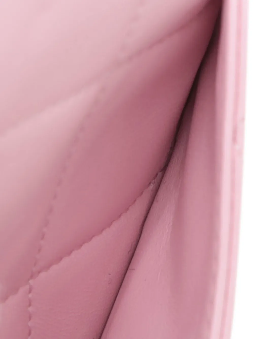 Pre-owned Chanel 2021-2025 Mini Cc Quilted Lambskin Single Flap Crossbody Bag In Pink