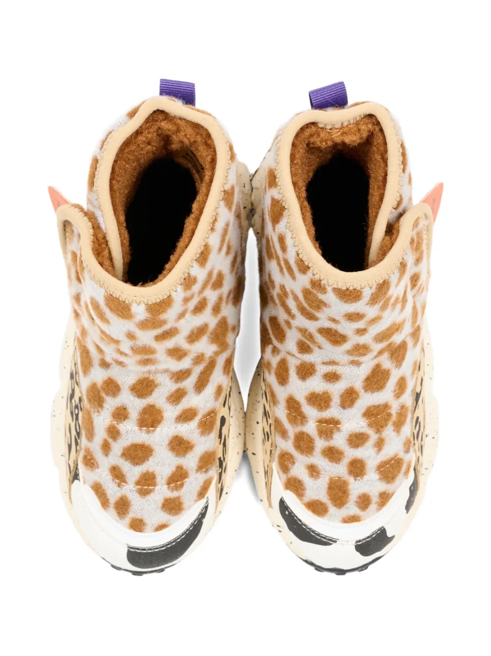 FLOWER MOUNTAIN KIDS x Naturino sneakers met ronde neus Beige