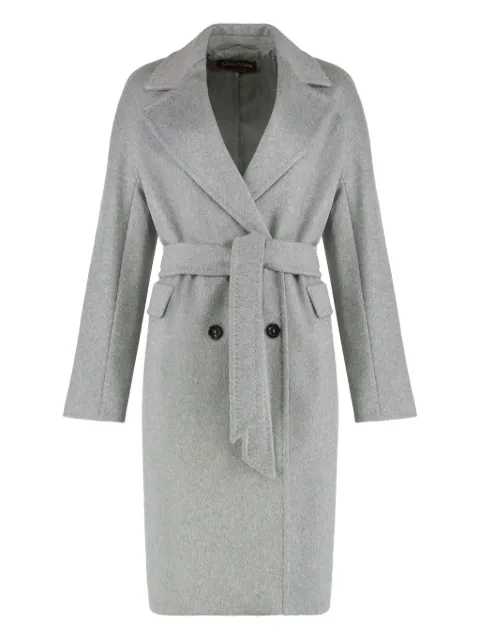 Max Mara manteau croisé à taille ceinturée