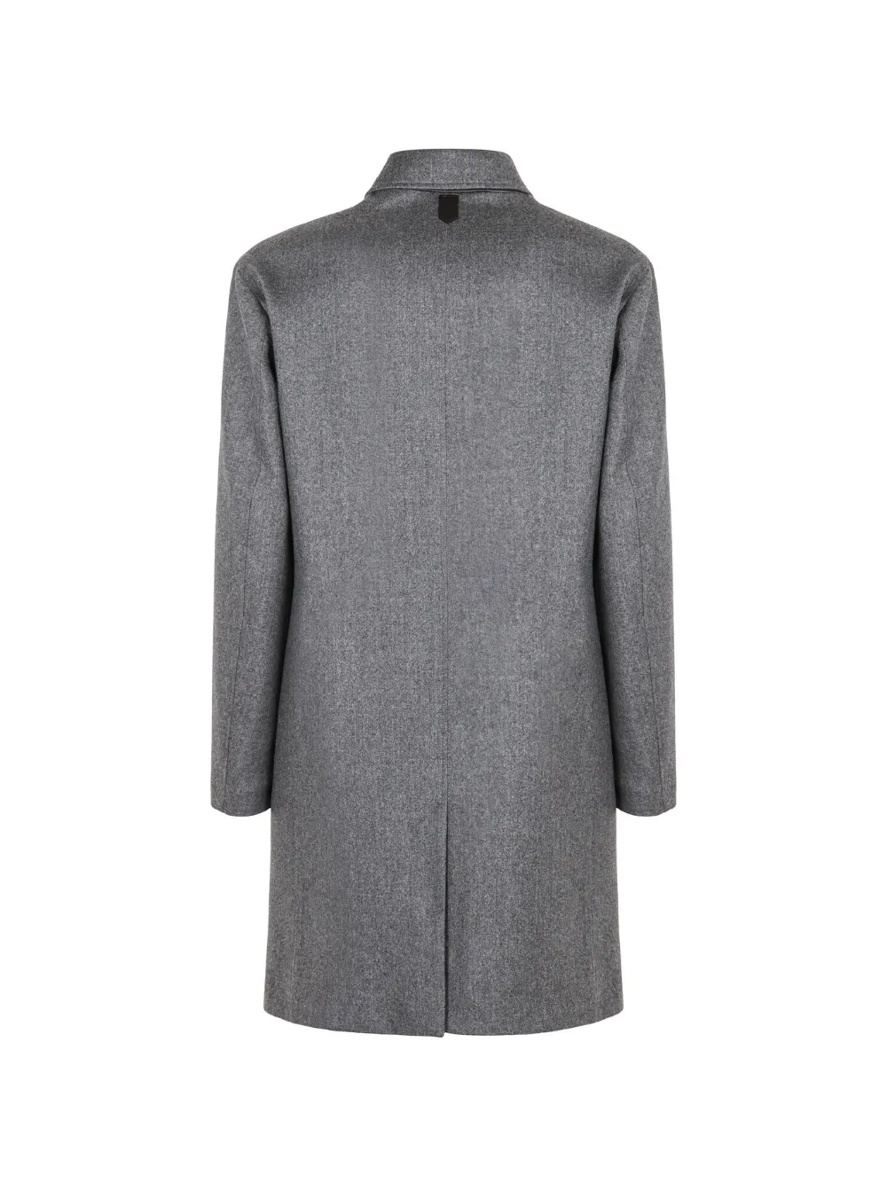 Canali classic collar buttoned coat - Grey