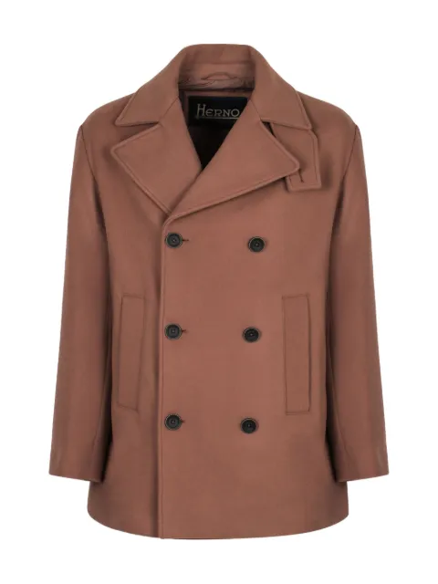 Herno double-breasted classic collar coat