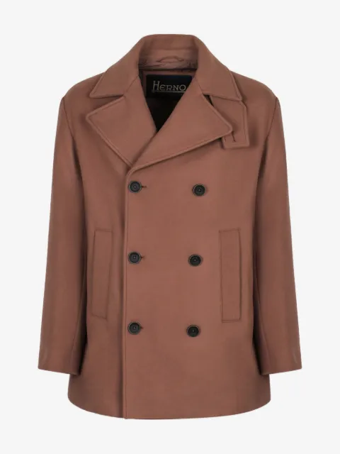 Herno double-breasted classic collar coat