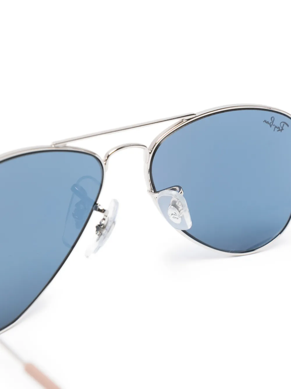RAY-BAN JUNIOR Zonnebril met piloten montuur Zilver