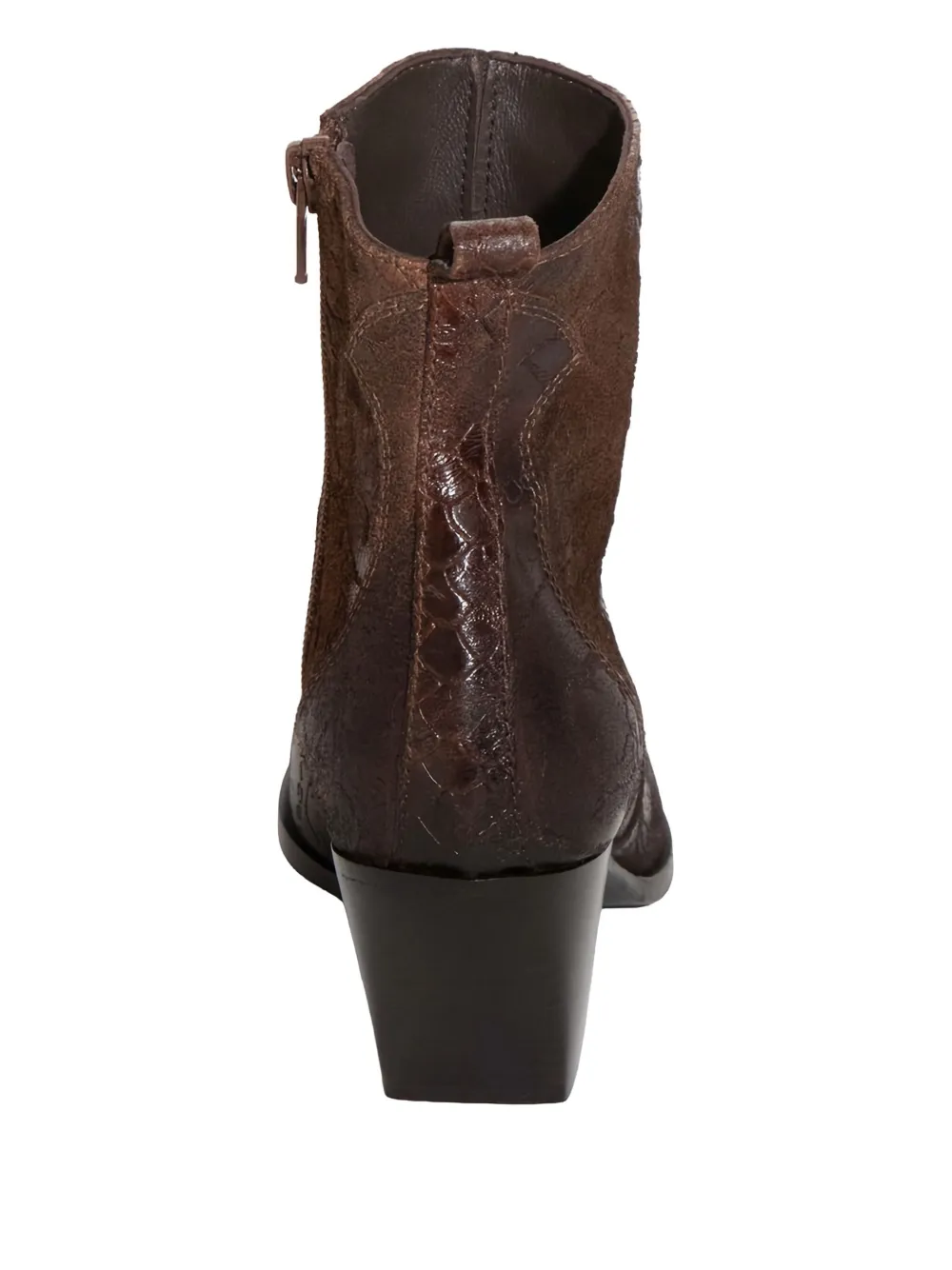 Elena Iachi 75mm embossed heeled boots Bruin