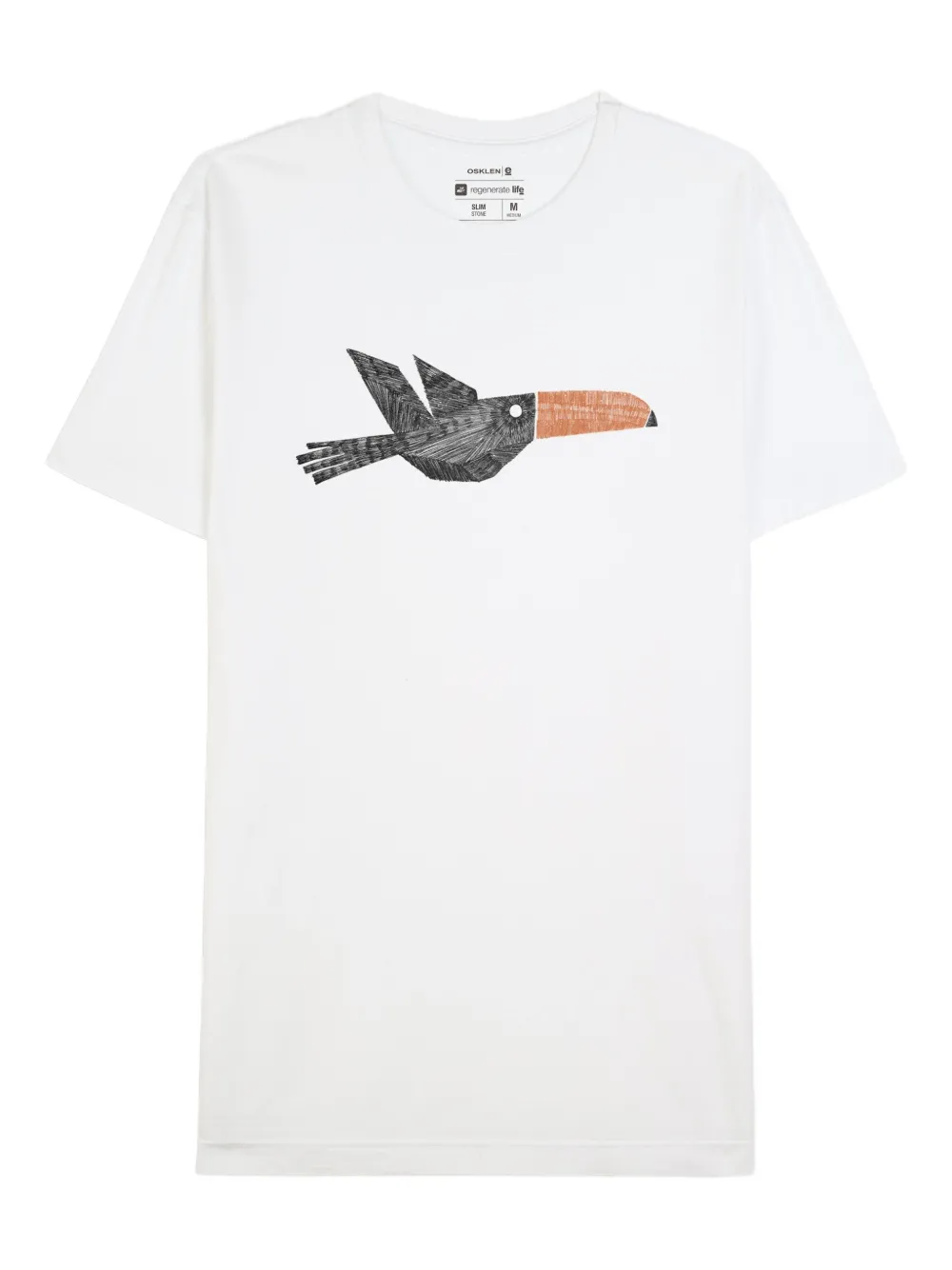 Osklen camiseta Stone Tucano Naive MC | blanco | Image 1