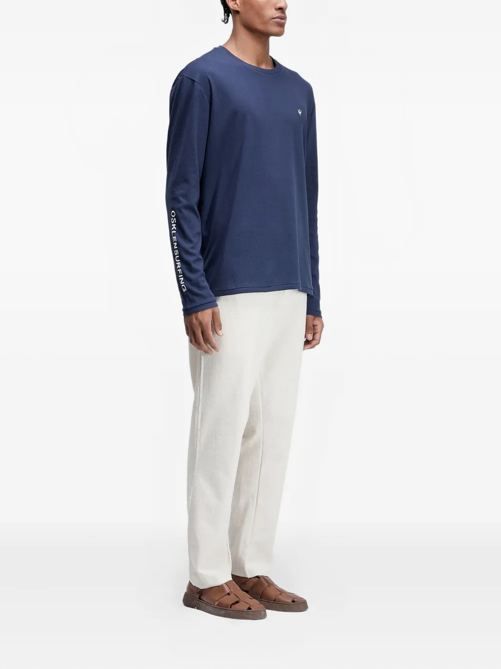 Osklen Surfing long-sleeve T-shirt - Blauw