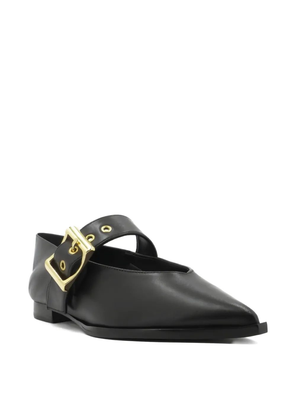 Schutz Ballerina's met gespdetail Zwart