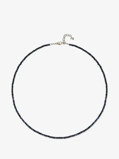 Mateo collar en oro amarillo de 14kt con zafiros