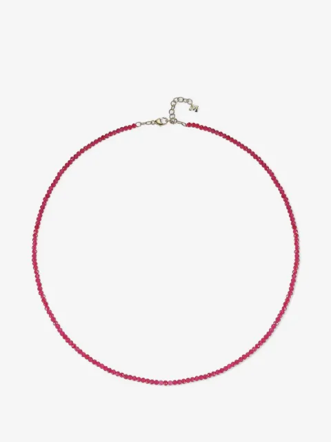 Mateo ruby beaded necklace