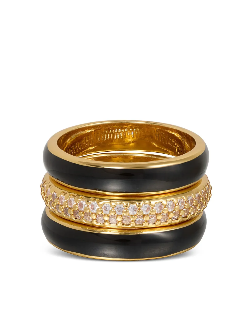 Roxanne Assoulin A Touch Of Midnight Ring In Gold