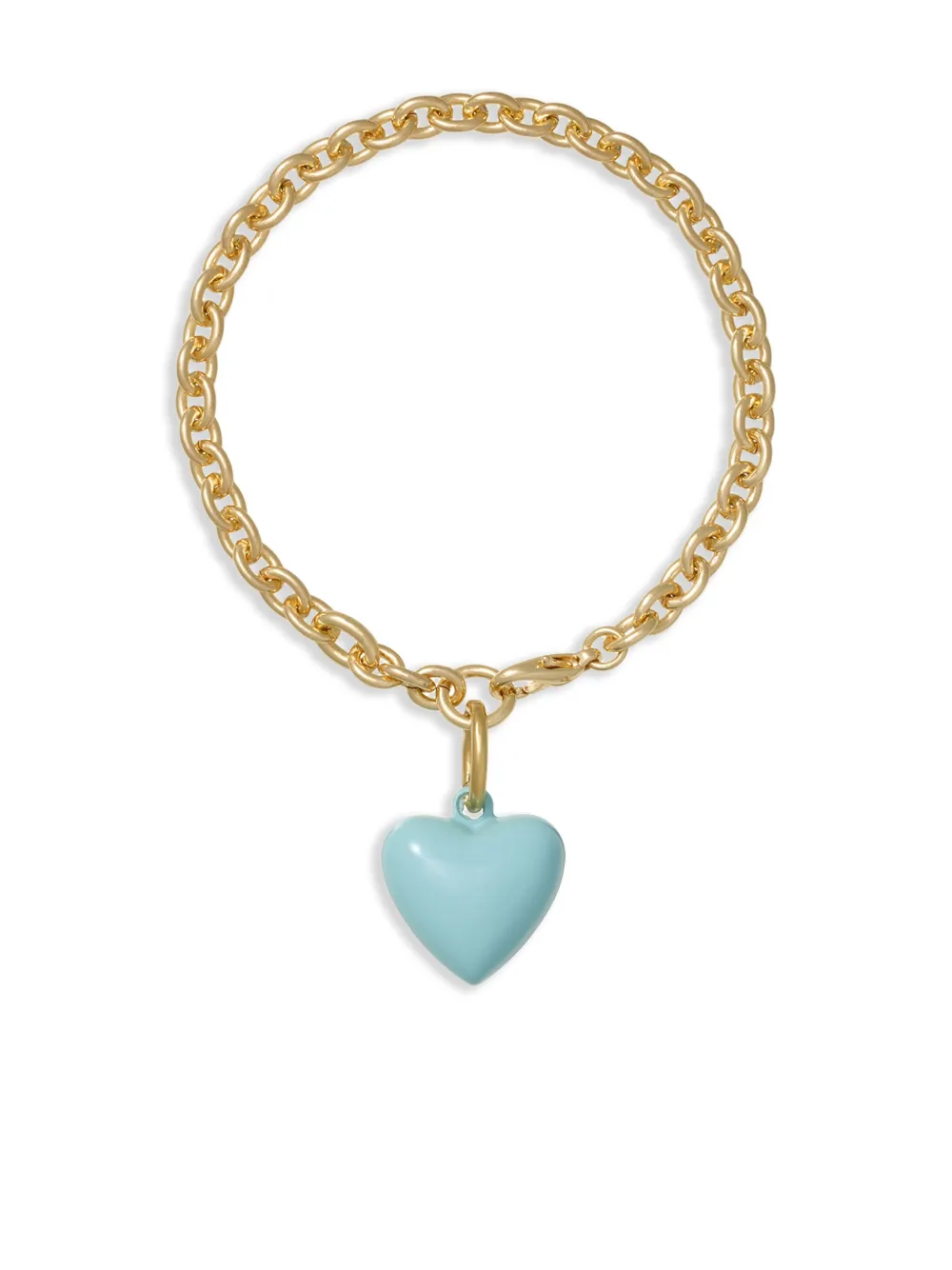 Roxanne Assoulin The Mini Puffy heart-charm bracelet - Oro