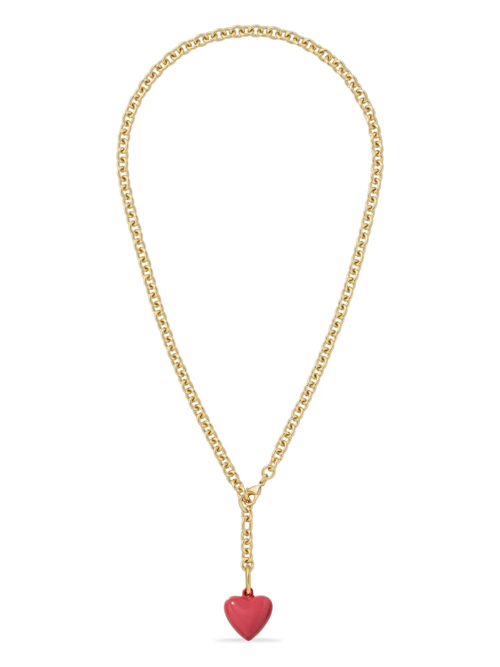 Roxanne Assoulin The Mini Puffy heart-charm necklace - Oro