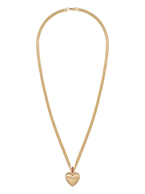 Roxanne Assoulin Mini Florentine Halskette mit Herzanhänger