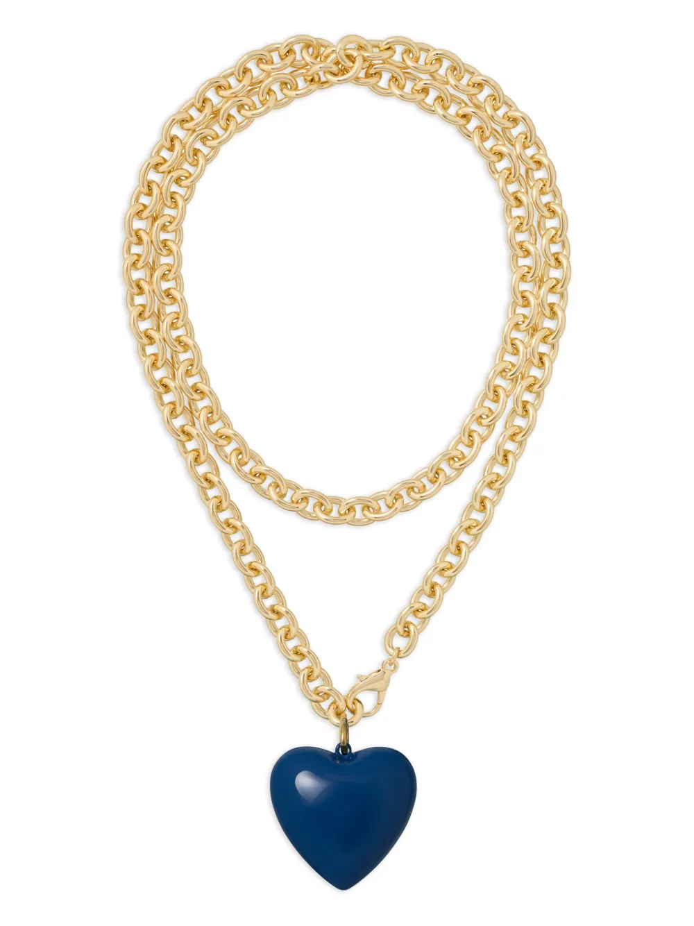Roxanne Assoulin Big Puffy Heart Charm necklace - Oro