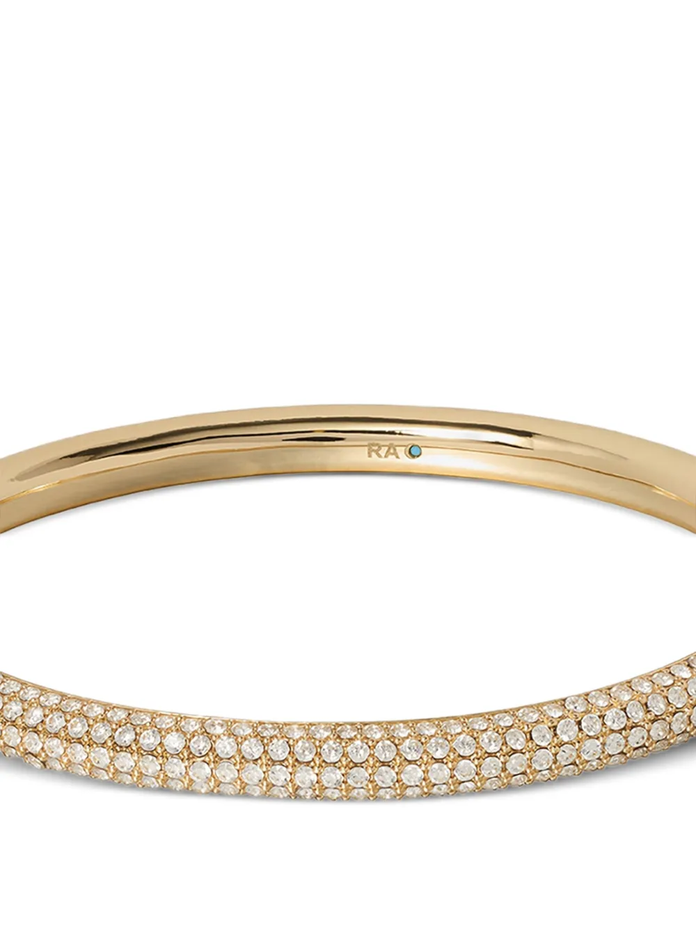 Roxanne Assoulin The Pave Tubular Bracelet In Gold