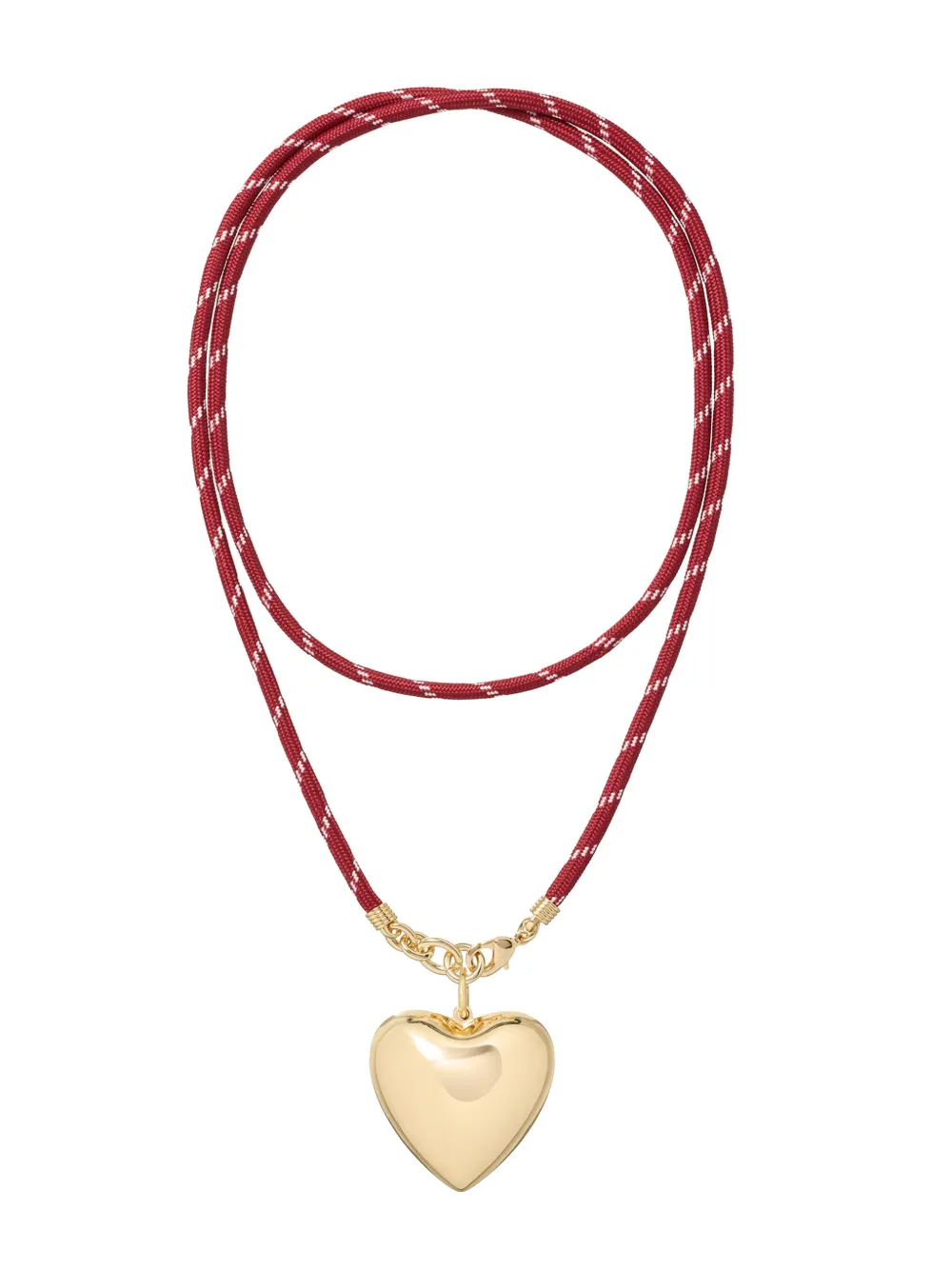 Roxanne Assoulin The Long Happy Cord Charm Necklace In Red