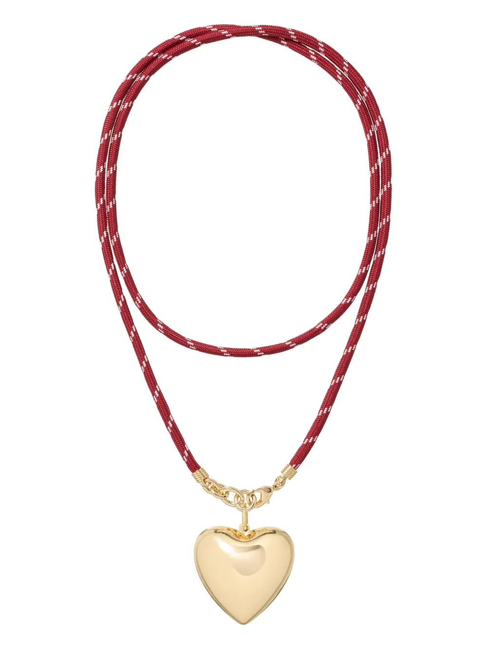 Roxanne Assoulin The Long Happy Cord Charm Necklace In Red
