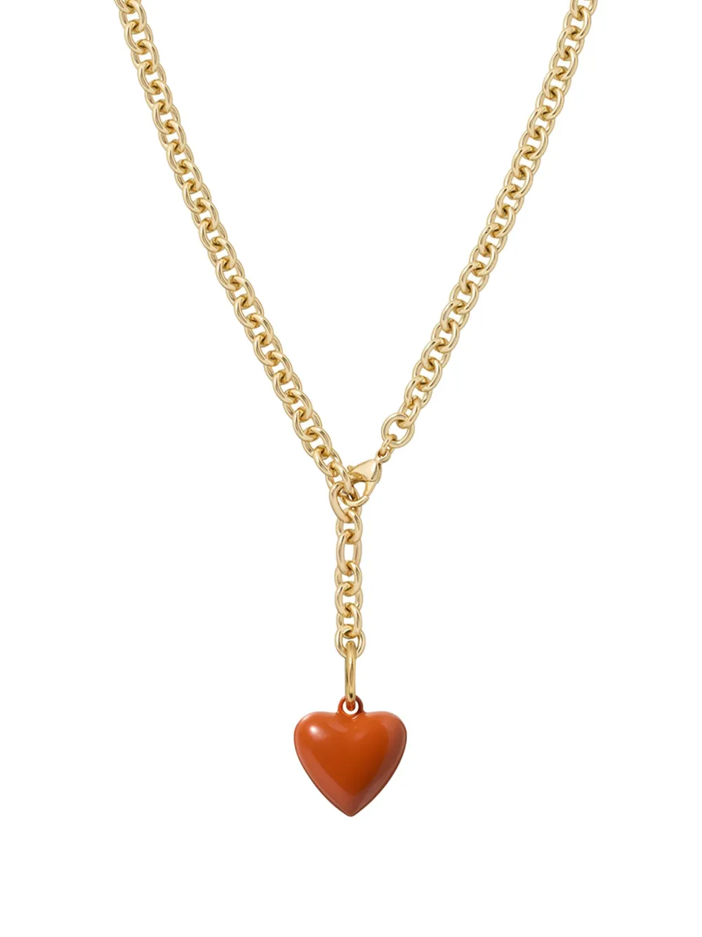 Roxanne Assoulin The Mini Puffy heart-charm necklace - Goud