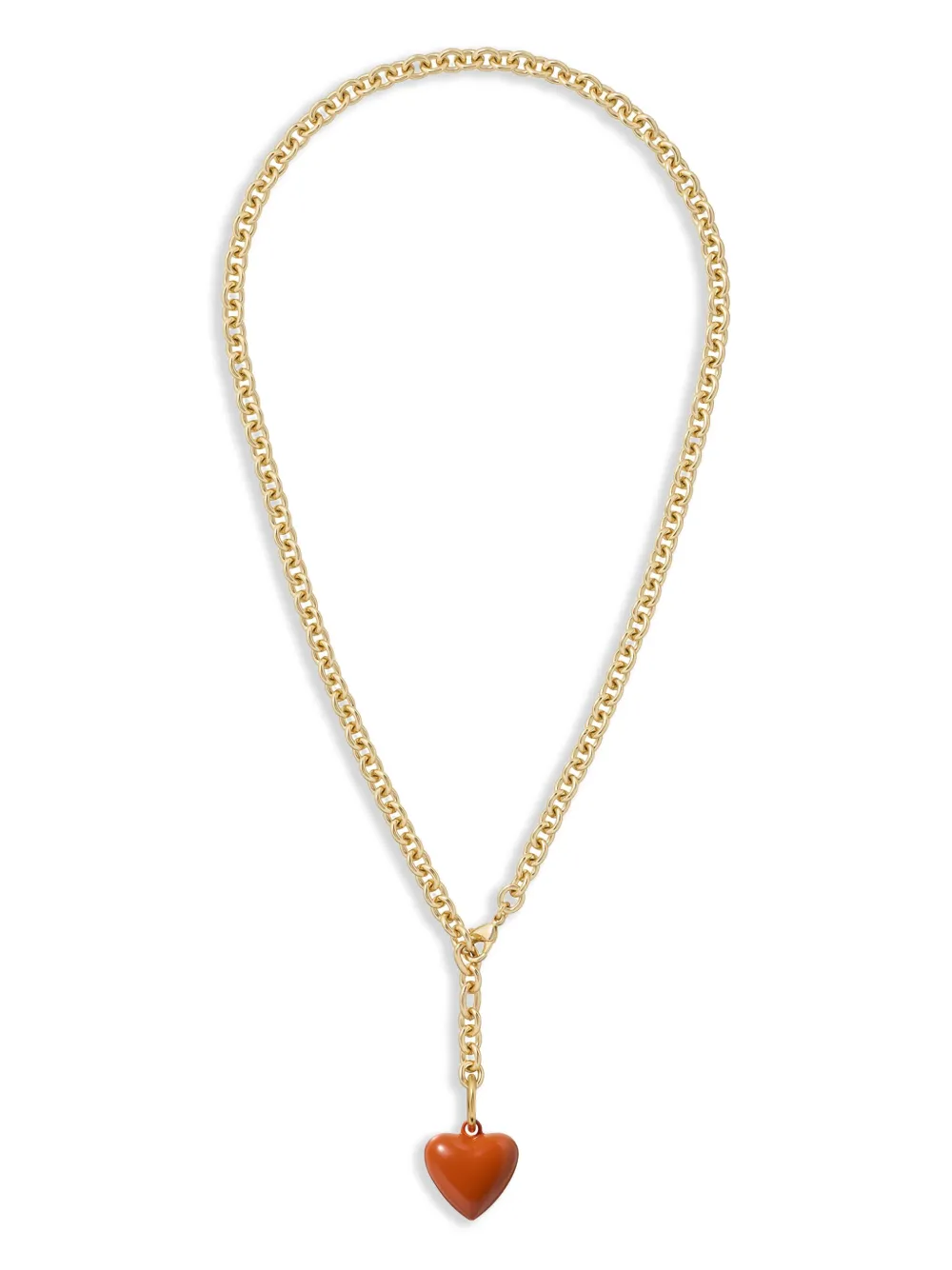 Roxanne Assoulin The Mini Puffy heart-charm necklace - Oro