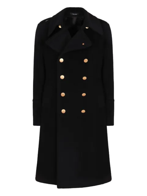 Tagliatore abrigo con doble botonadura